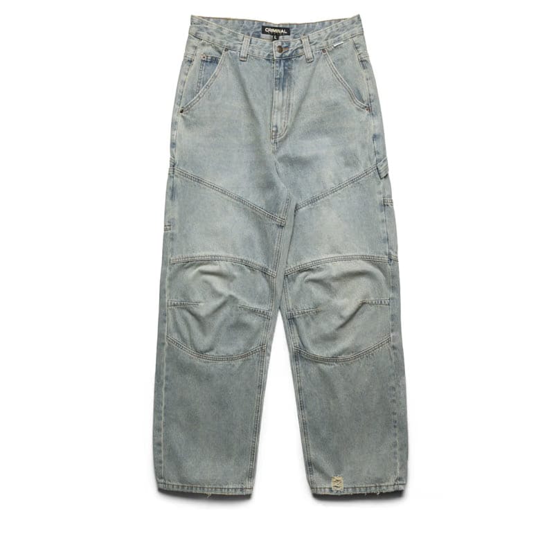 Criminal Damage Franklin Pants - Washed Blue