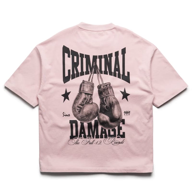 Criminal Damage Boxing Gym Tee - Lilac