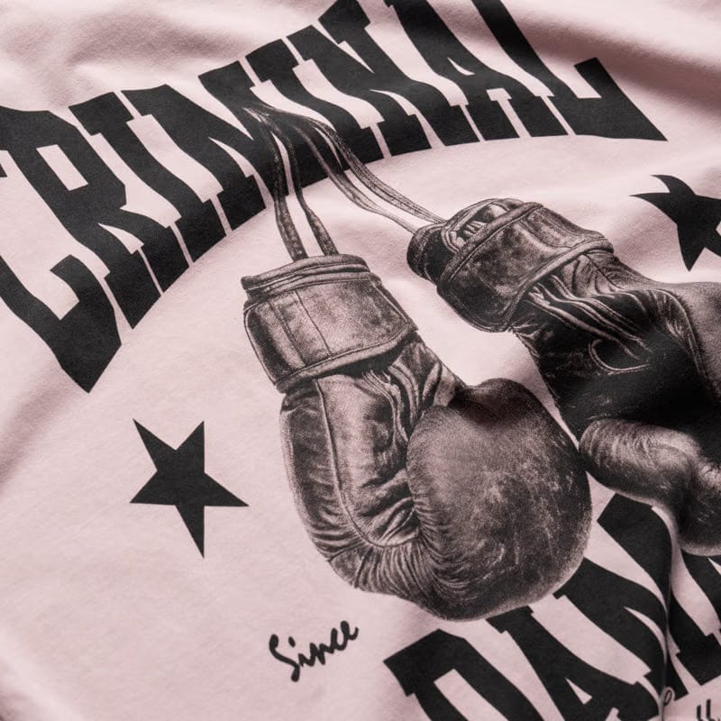 Criminal Damage Boxing Gym Tee - Lilac