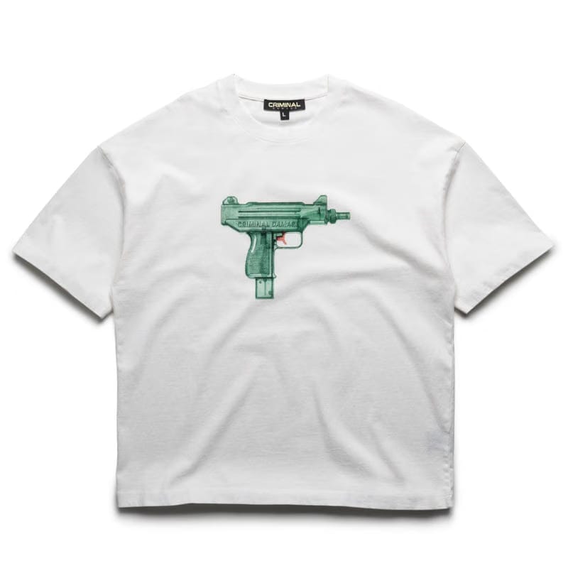 Criminal Damage Water Gun Tee - Off White