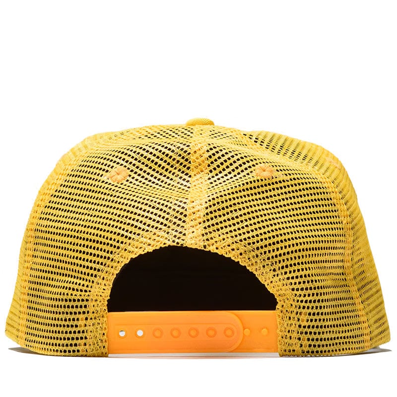 Rhude Patch Trucker Hat - Yellow/Navy