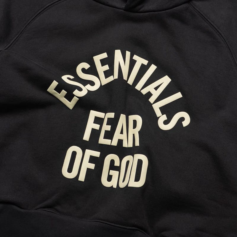 Fear of God Essentials Women's Fear Of God Essentials Campus 90's Cropped Raglan Hoodie - Faded Black