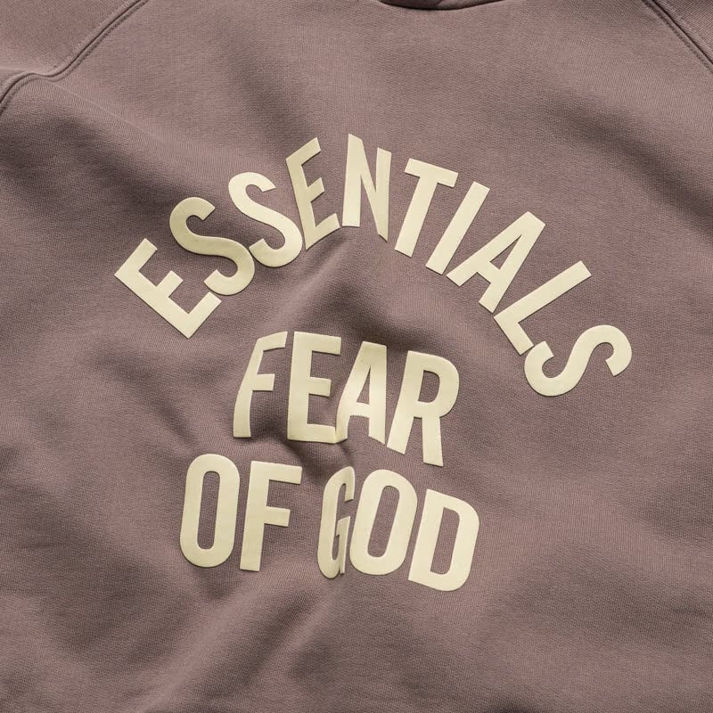 Fear of God Essentials Women's Fear Of God Essentials Campus 90's Cropped Raglan Hoodie - Faded Mauve