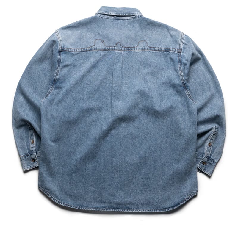 One Of These Days Denim Button Down Shirt - Indigo