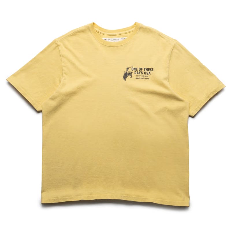 One Of These Days Break On Through Tee - Summer Yellow