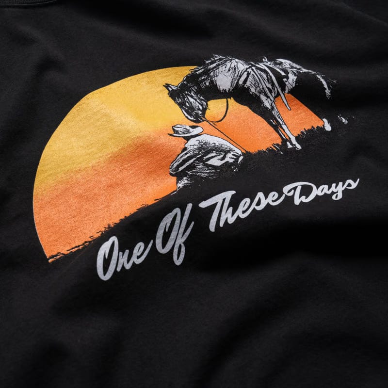 One Of These Days Could Only Remember Tee - Hard Washed Black