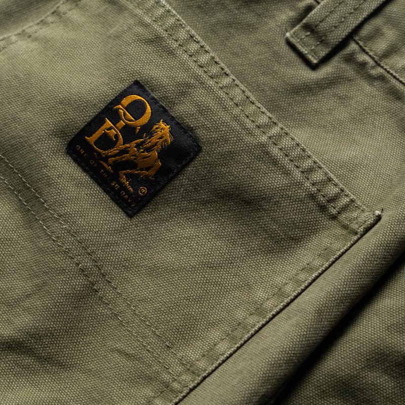 One Of These Days Canvas Double Knee Pants - Olive