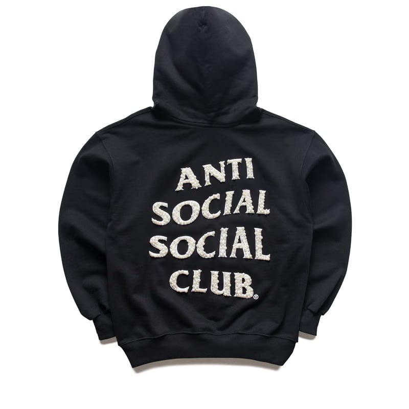Anti Social Social Club Clutching Pearls Hoodie - Black