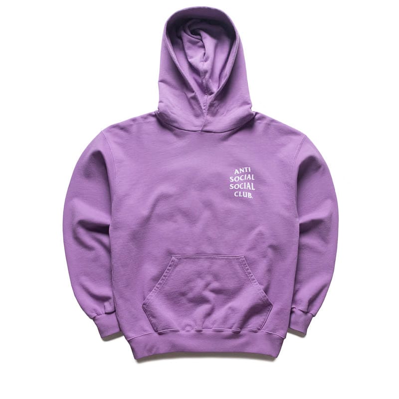 Anti Social Social Club Clutching Pearls Hoodie - Washed Purple