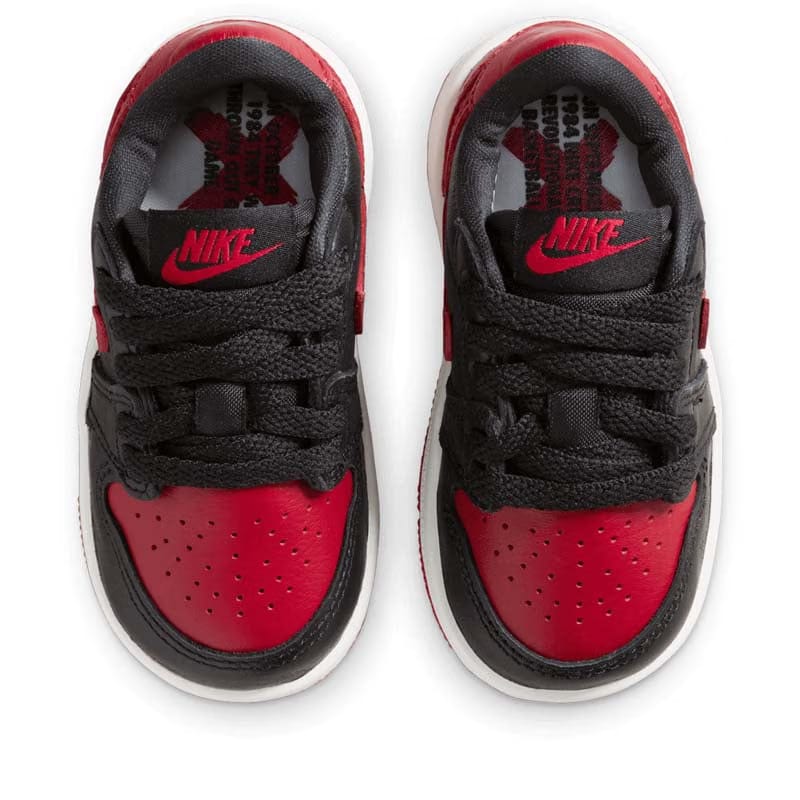 Air Jordan Jordan 1 Retro Low OG 'Banned' (TD) - Black/Varsity Red