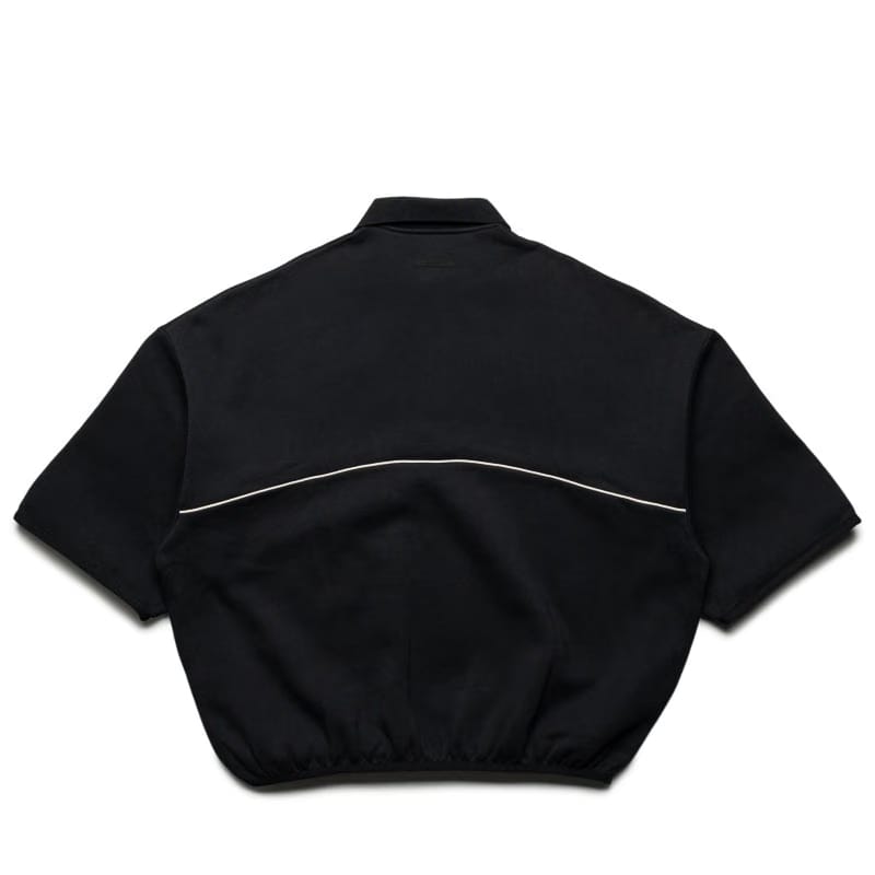 Fear Of God Essentials Active Trace 3/4 Sleeve Polo Sweatshirt - Vintage Black