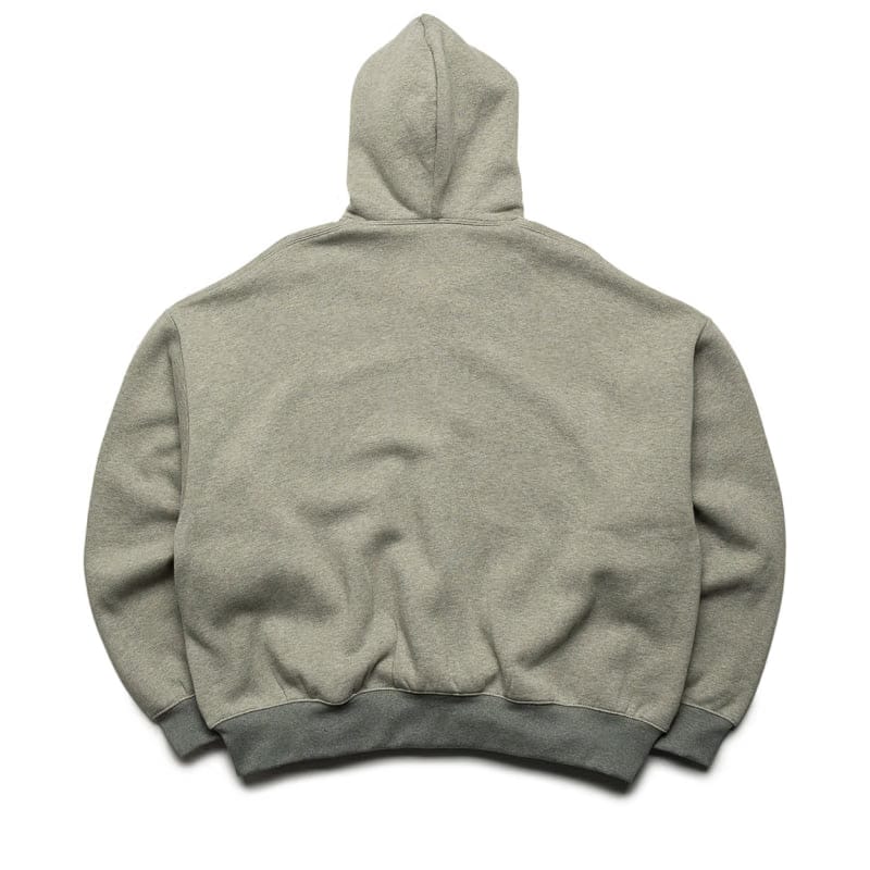 Fear Of God Essentials Signature Classic Full Zip Hoodie - Concrete Heather