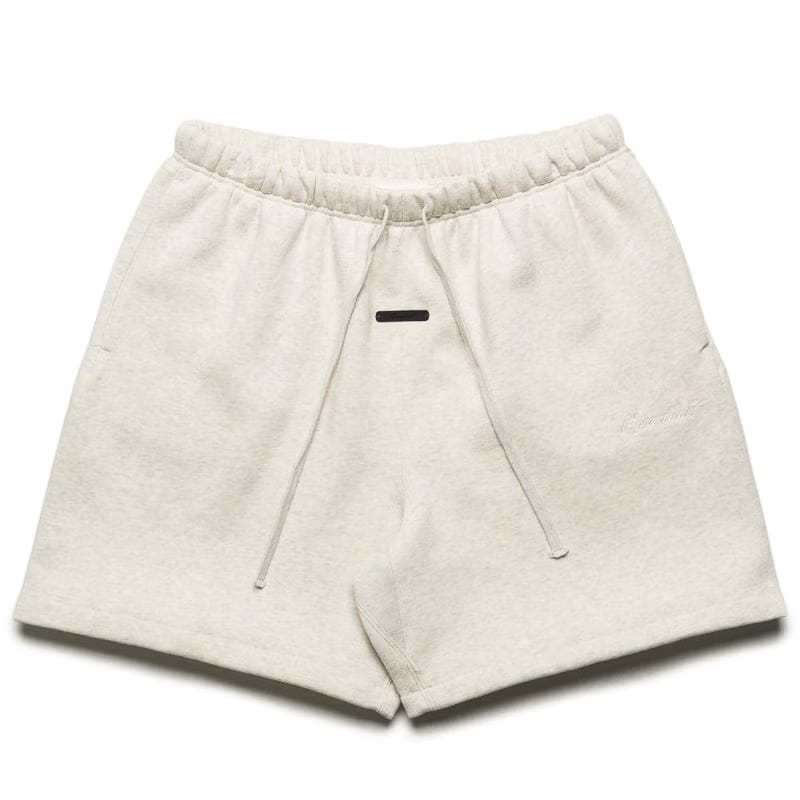 Fear Of God Essentials Signature Classic Shorts - Oatmeal Heather