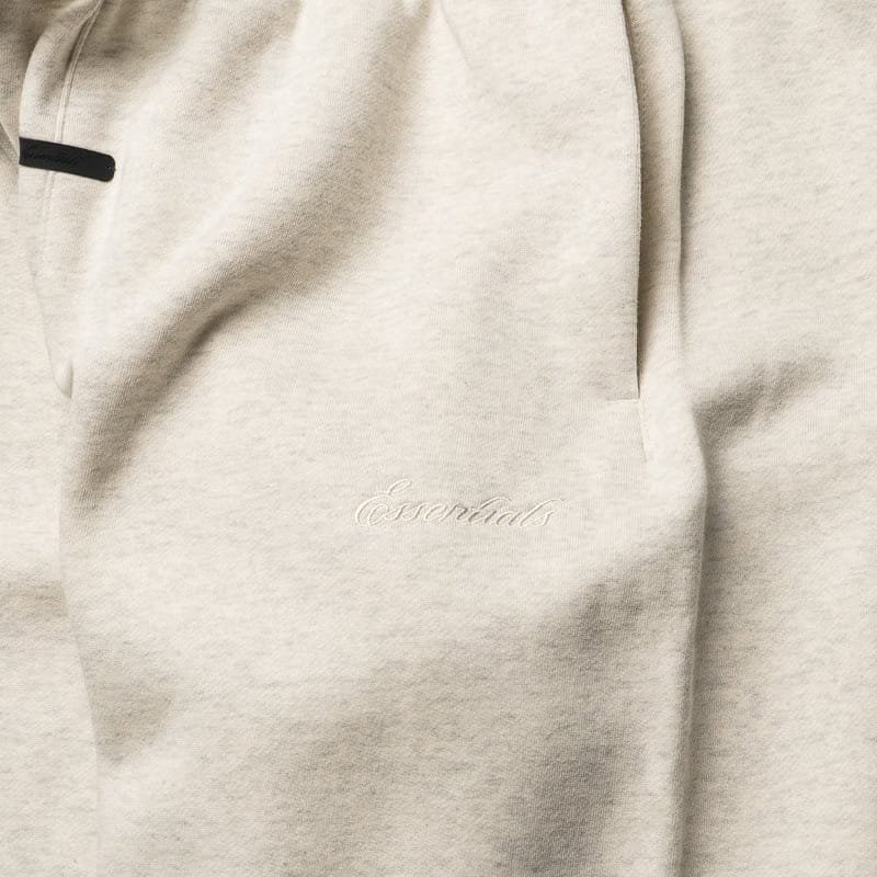 Fear Of God Essentials Signature Classic Sweatpants - Oatmeal Heather