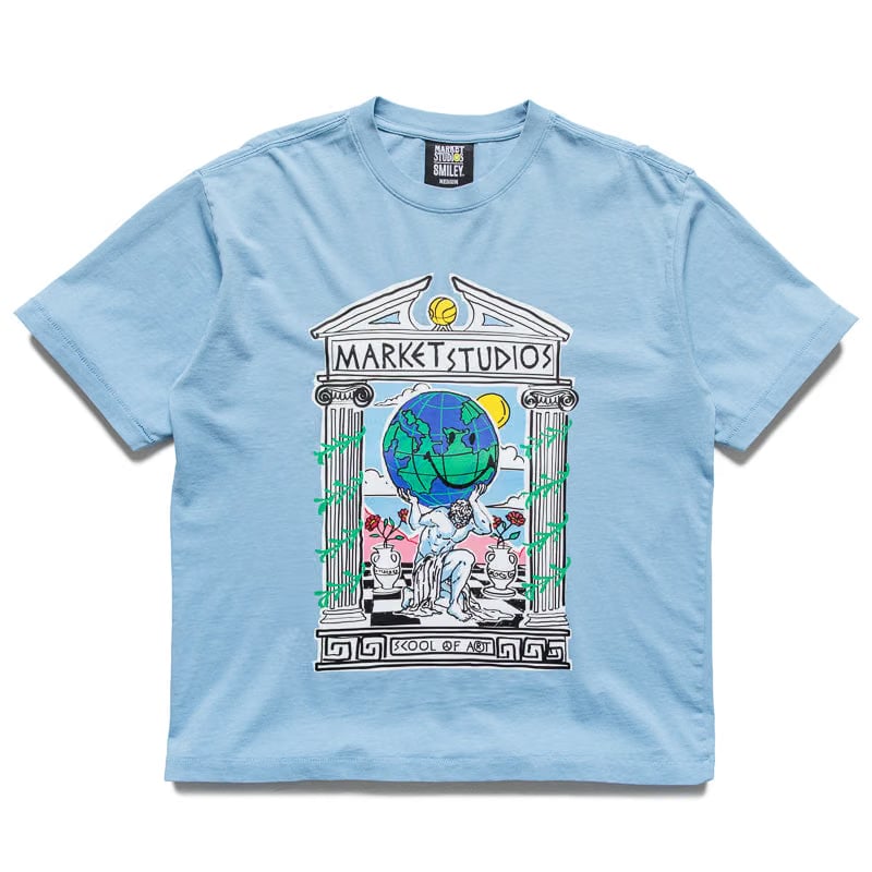 Market Smiley School Of Art Tee - Dusk Blue