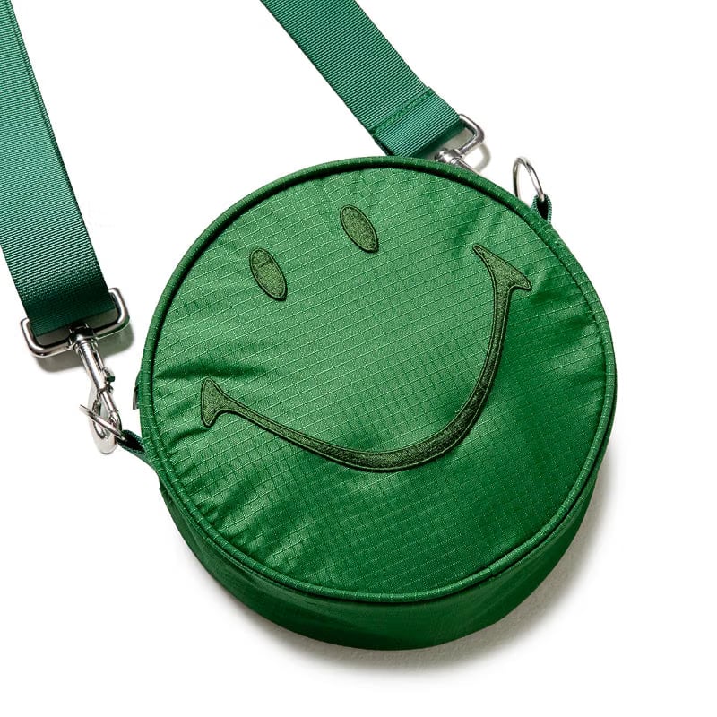 Market Smiley Small Crossbody Bag - Green