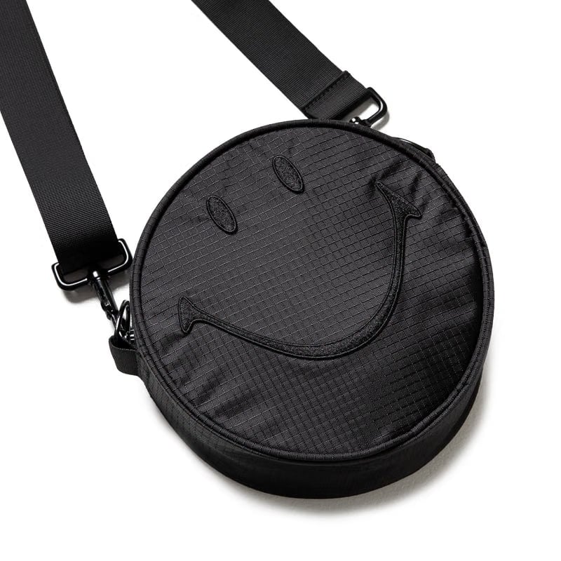 Market Smiley Small Crossbody Bag - Black