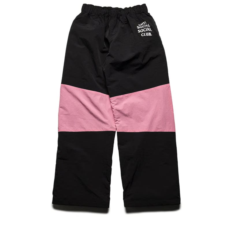 Anti Social Social Club Track Pants - Black/Pink