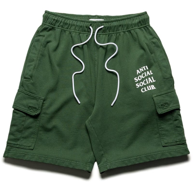 Anti Social Social Club Washed Up Cargo Shorts - Green