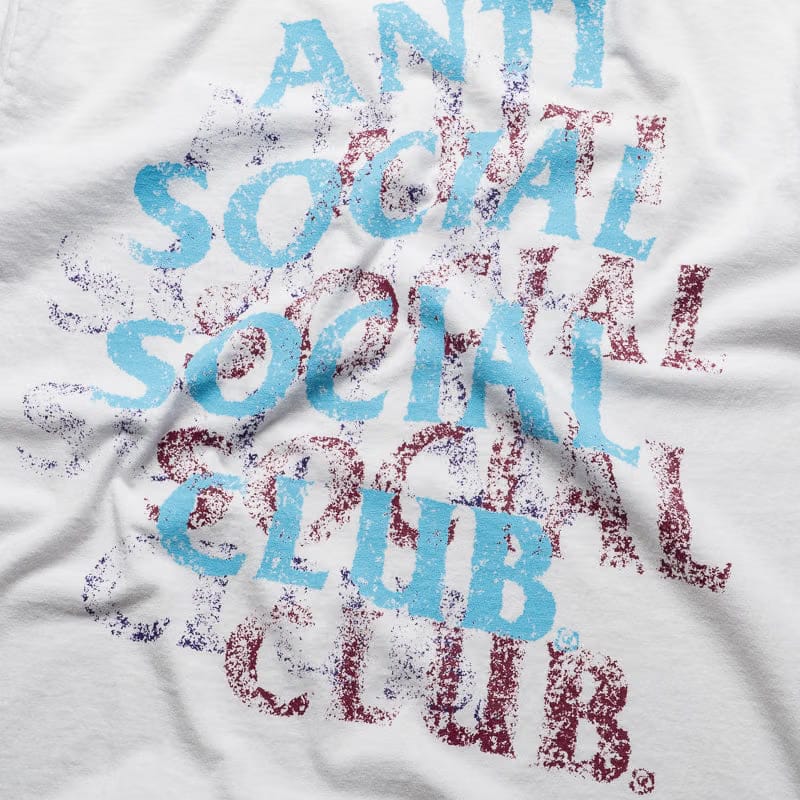 Anti Social Social Club Distressed Tee - White
