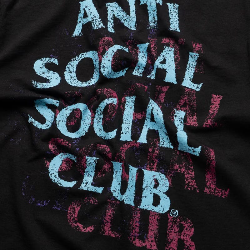 Anti Social Social Club Distressed Tee - Black