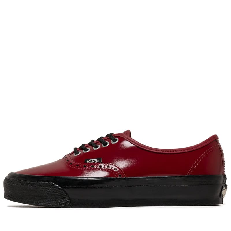 Vans OTW Authentic 44 Siped Vibram - Gloss Leather Brogue Bordeaux/Black