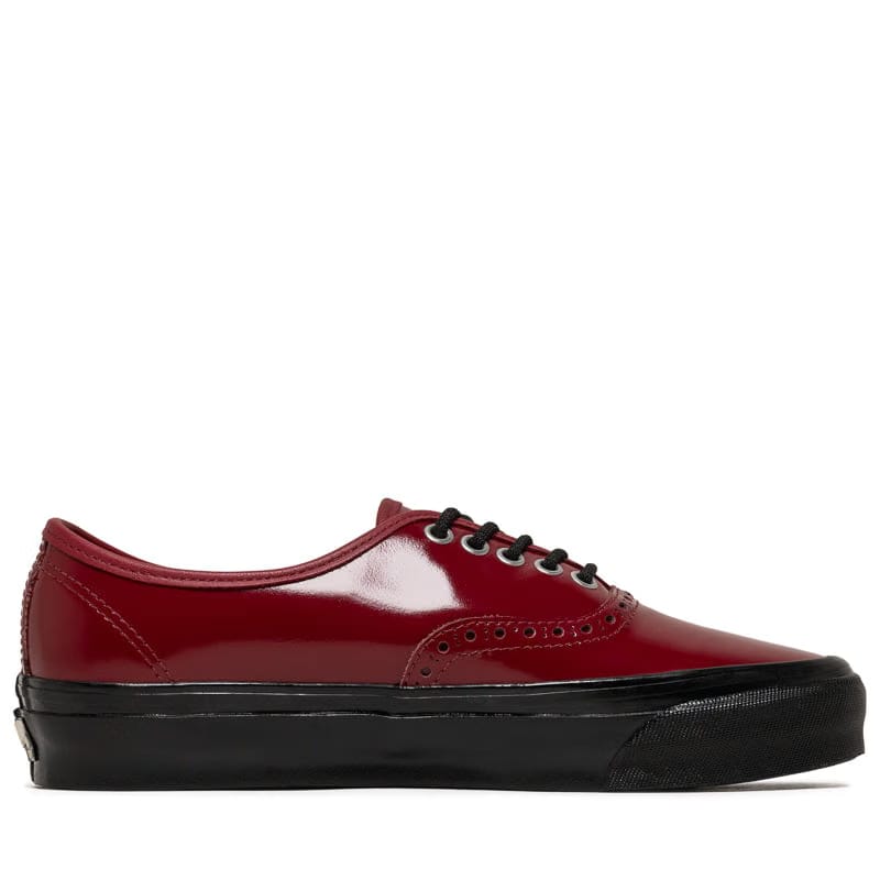 Vans OTW Authentic 44 Siped Vibram - Gloss Leather Brogue Bordeaux/Black