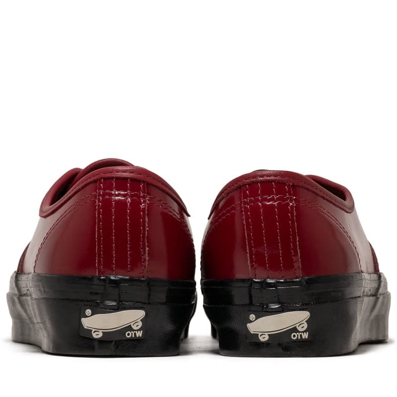 Vans OTW Authentic 44 Siped Vibram - Gloss Leather Brogue Bordeaux/Black