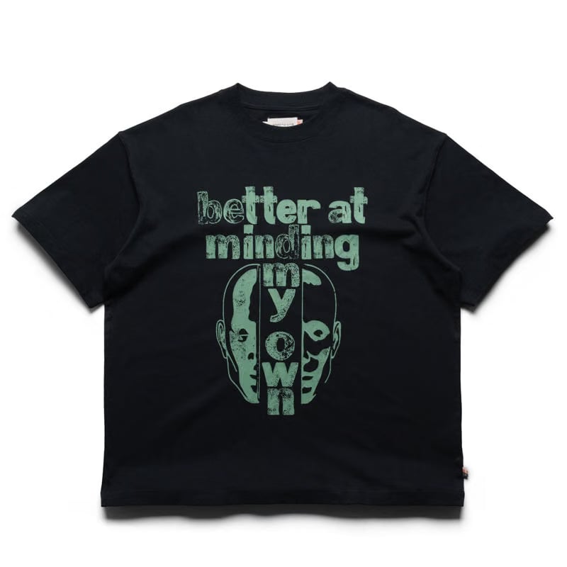 Honor The Gift Better At Minding My Own Tee - Black