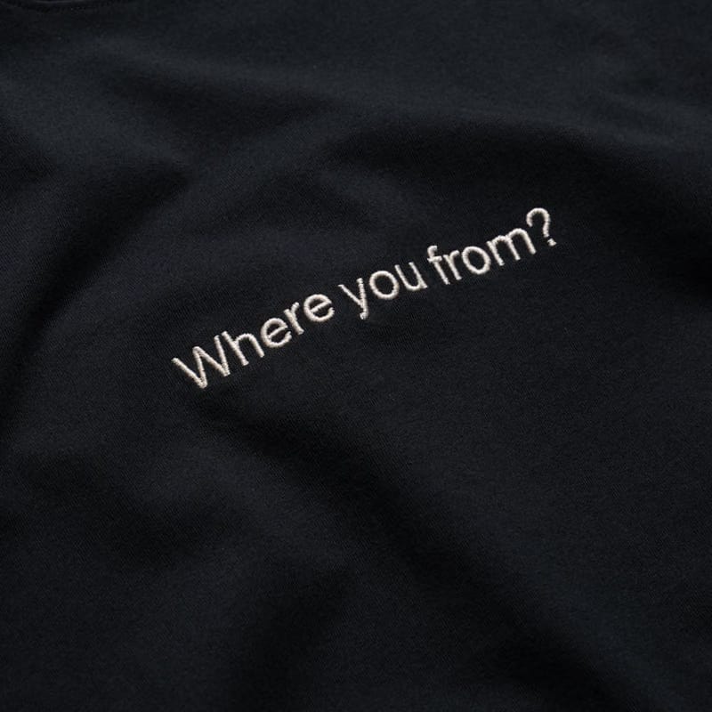 Honor The Gift Where You From Tee - Black