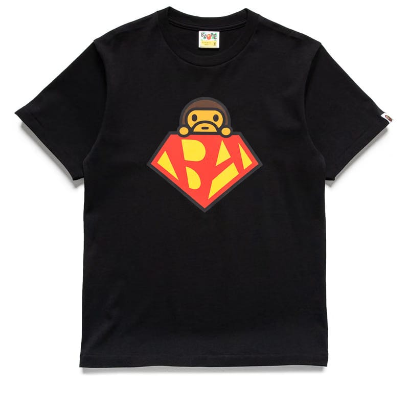 BAPE A Bathing Ape Hero Baby Milo Tee - Black