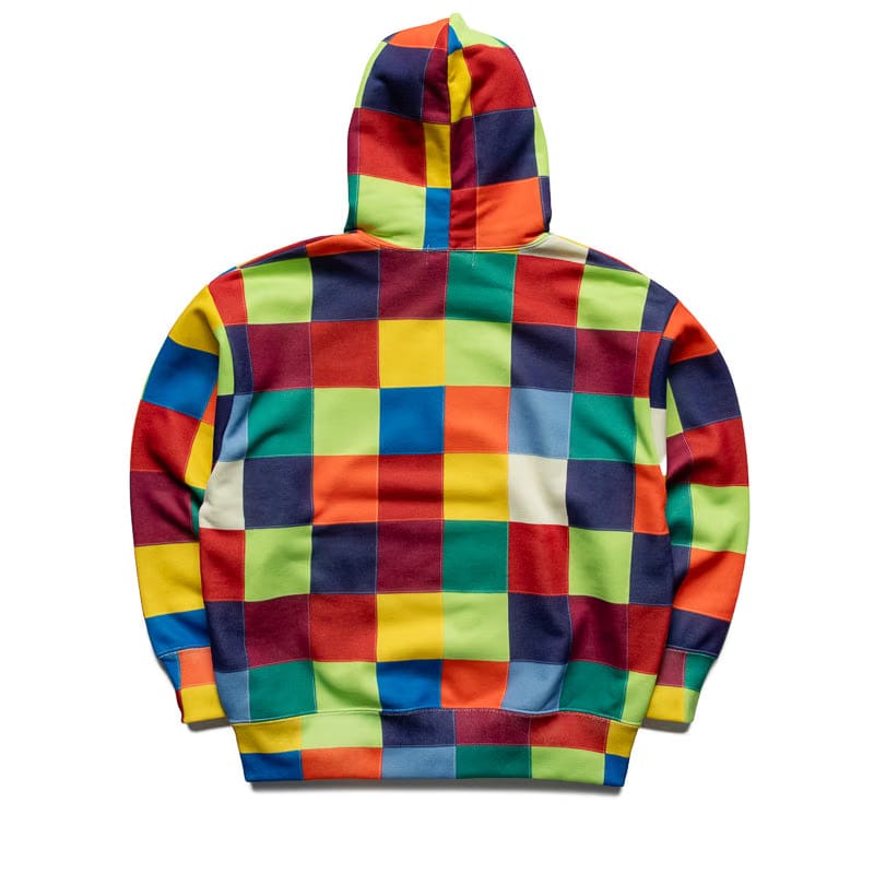 BAPE A Bathing Ape Multi Color Patchwork Pullover Hoodie - Multi