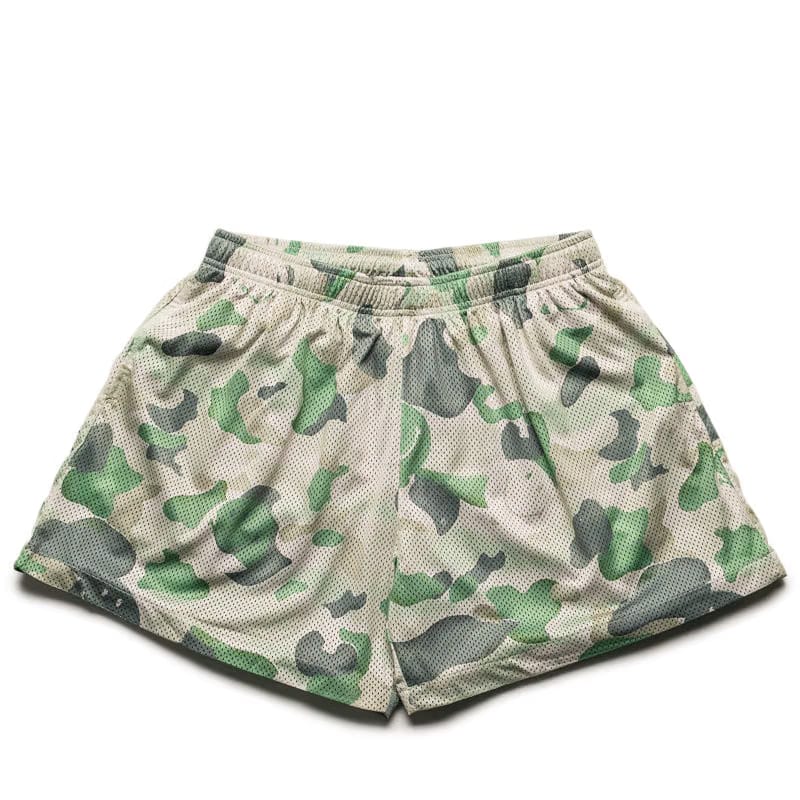 Market Smiley Mesh Shorts - Cream/Green