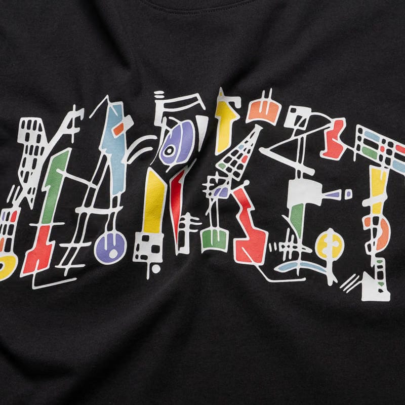 Market Work Of Arc Tee - Jet Black