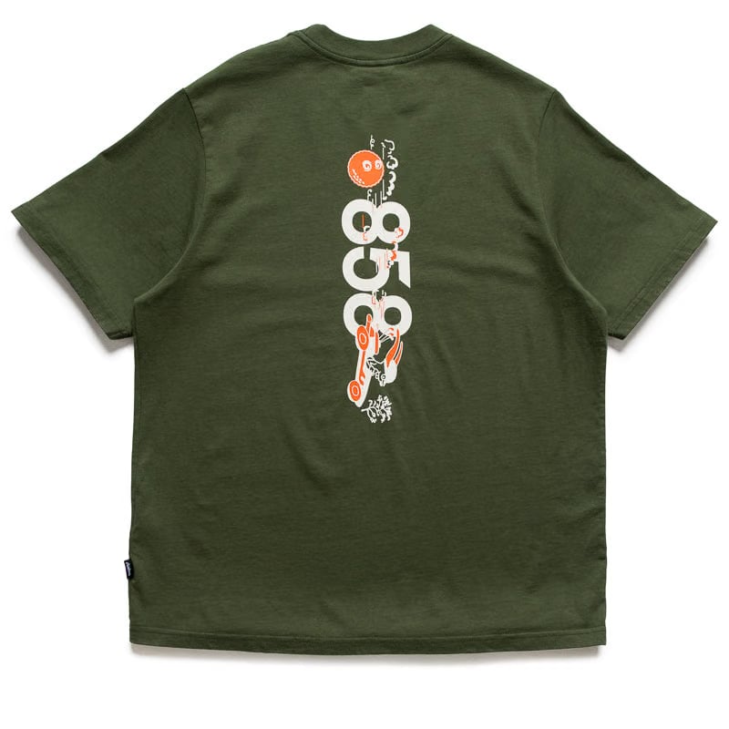 Malbon Golf x Torrey Pines Bermuda 858 Tee - Moss