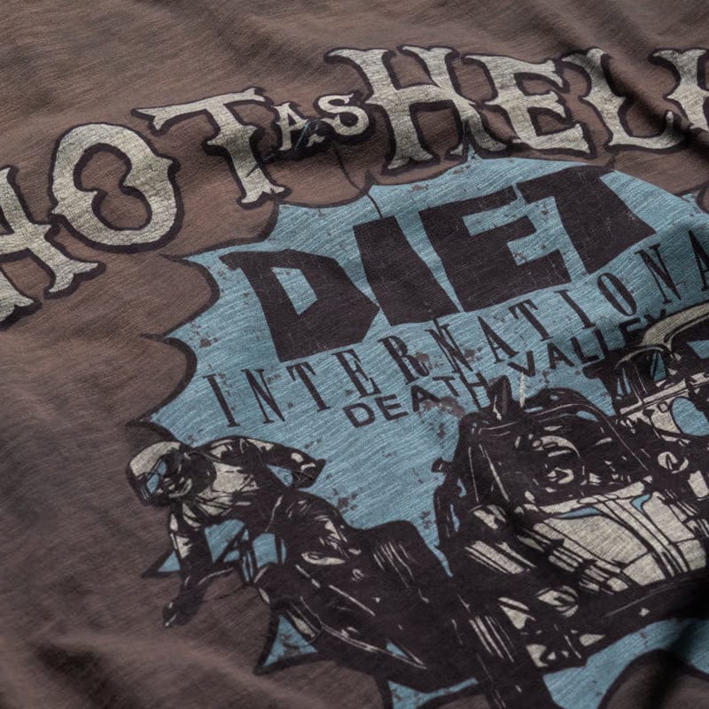 Diet Starts Monday Hot As Hell Tee - Vintage Black