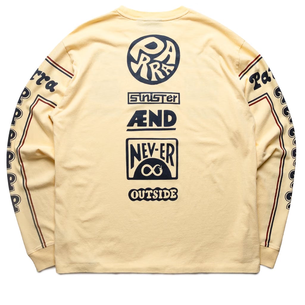 Parra Never Sinister L/S Tee - Yellow