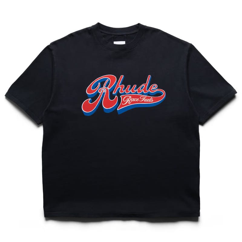 Rhude Pit Stop Tee - Vintage Black/Red