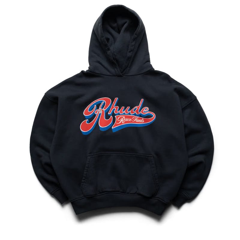 Rhude Pit Stop Hoodie - Vintage Black/Red