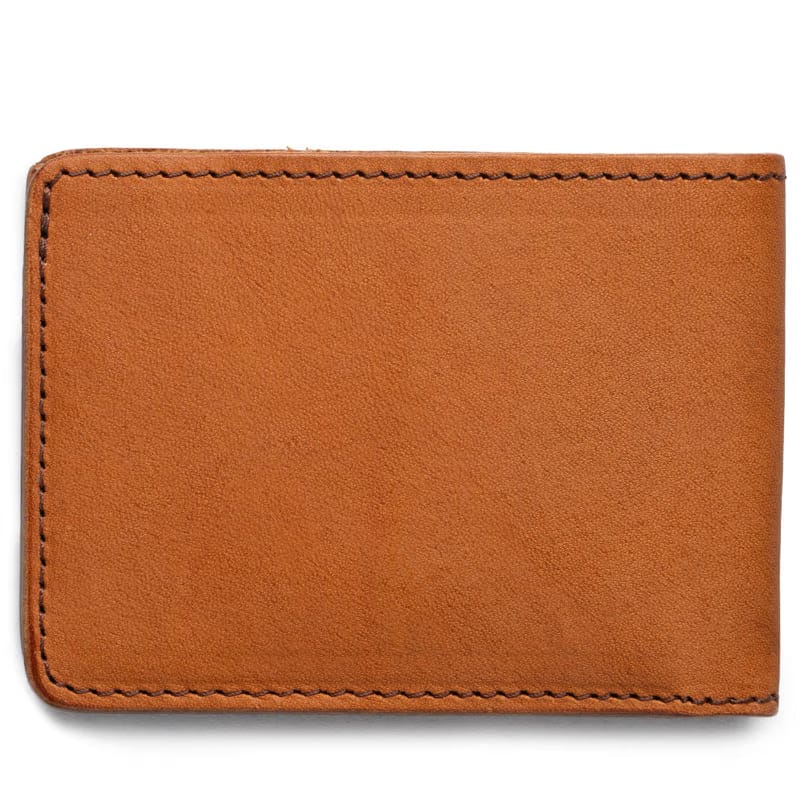 One Of These Days Just For A Moment Leather Bi Fold Wallet - Tan
