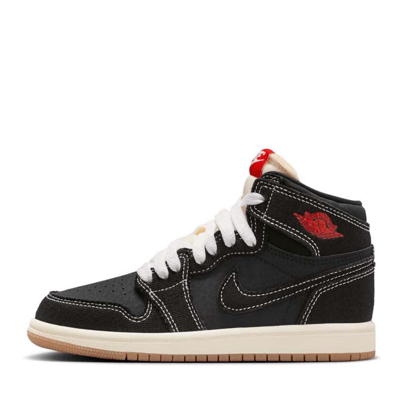 Air Jordan Jordan 1 Retro High OG 'Flight Club' (PS) - Black/Sail