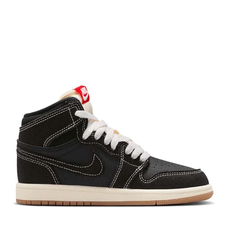 Air Jordan Jordan 1 Retro High OG 'Flight Club' (PS) - Black/Sail