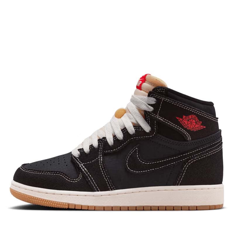 Air Jordan 1 Retro High 'Flight Club' (GS) - Black/University Red