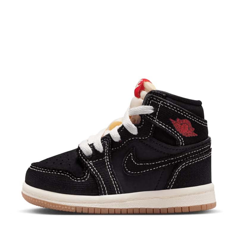 Air Jordan Jordan 1 Retro High OG 'Flight Club' (TD) - Black/Sail