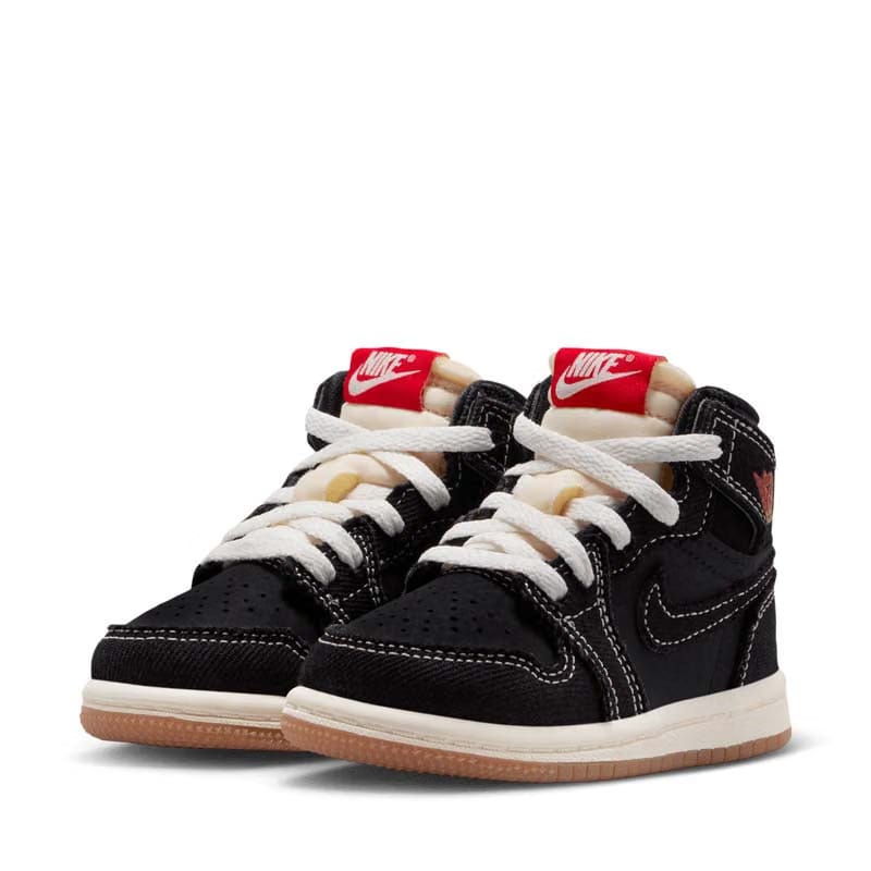Air Jordan Jordan 1 Retro High OG 'Flight Club' (TD) - Black/Sail