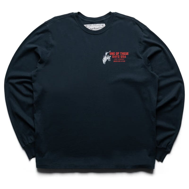 One Of These Days Break On Through L/S Tee - Black