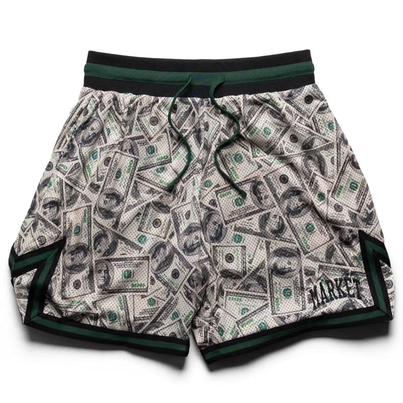 Market Money Arc Game Shorts - Green