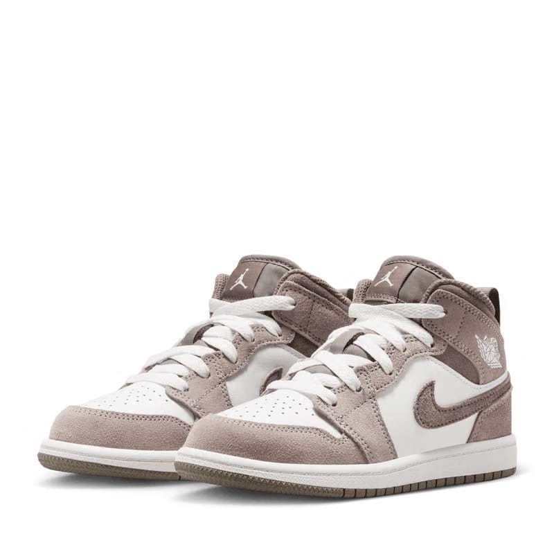 Air Jordan Jordan 1 Mid (PS) - Enigma Stone/Olive Grey