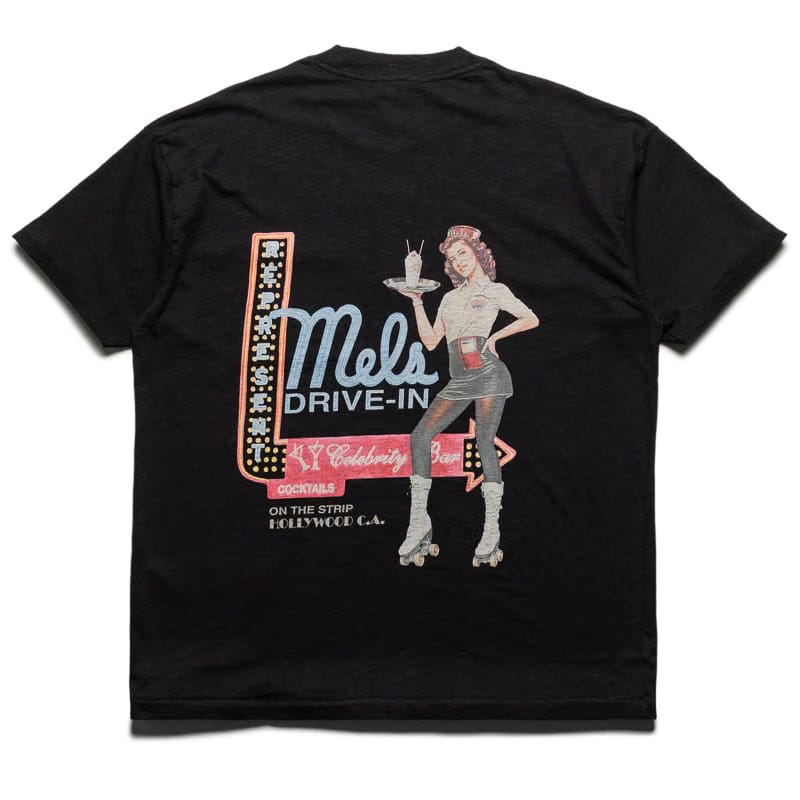 Represent Mel's Diner x Represent Tee - Jet Black