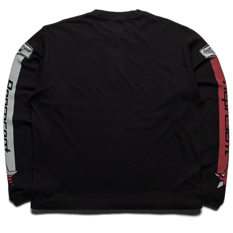 Represent Mesh Pegasus L/S Tee - Jet Black